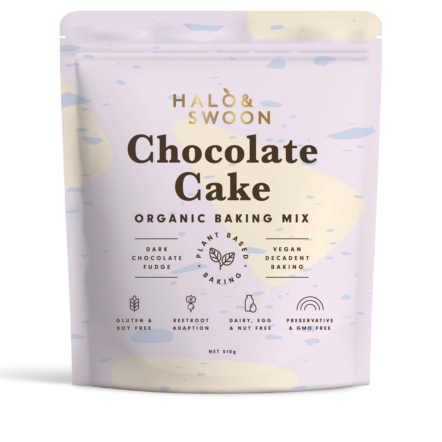 Halo & Swoon Chocolate Cake - organic, vegan, gluten-free baking mix