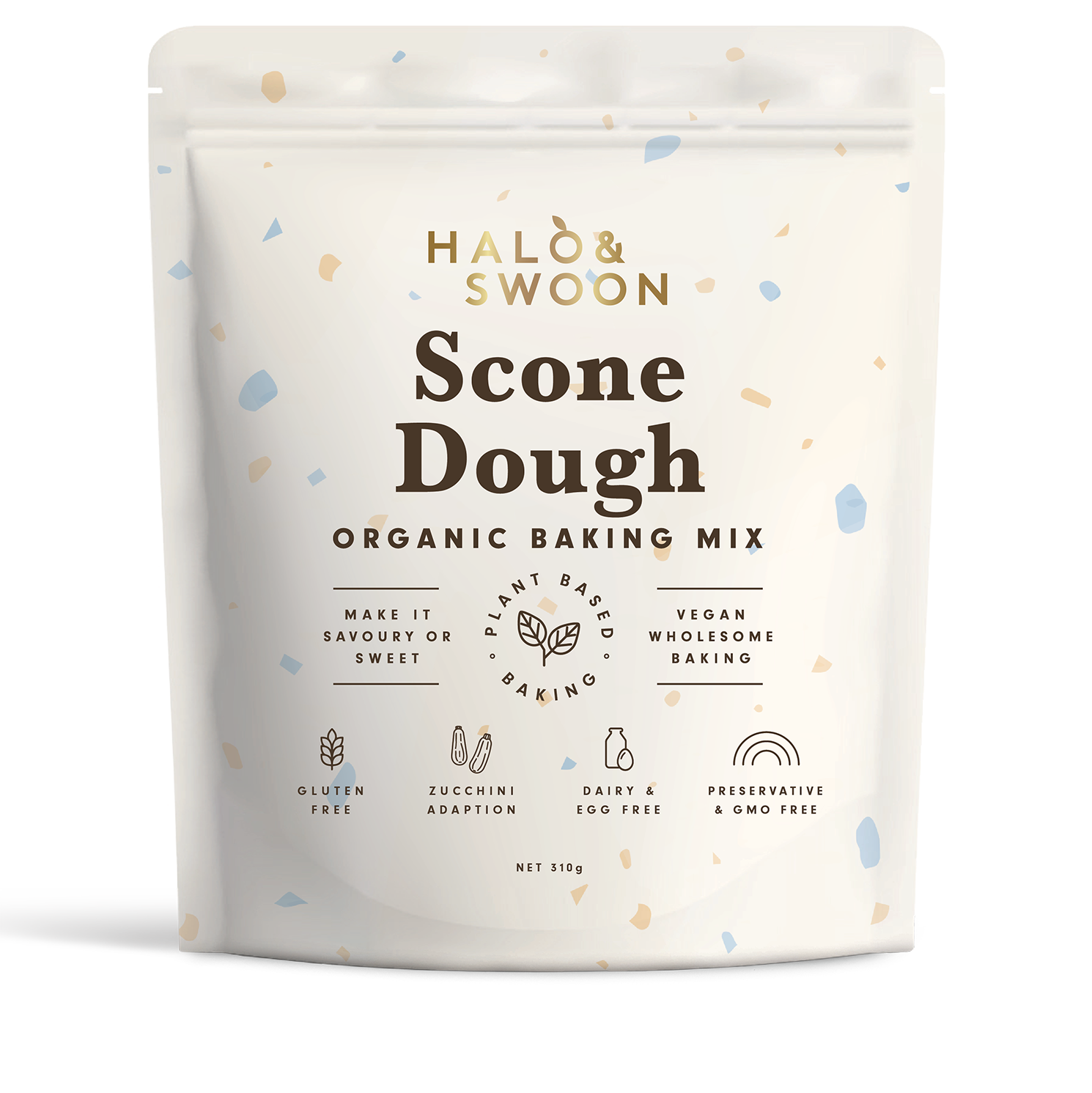 Halo & Swoon Scone Dough - organic, vegan, gluten-free baking mix (savoury or sweet)